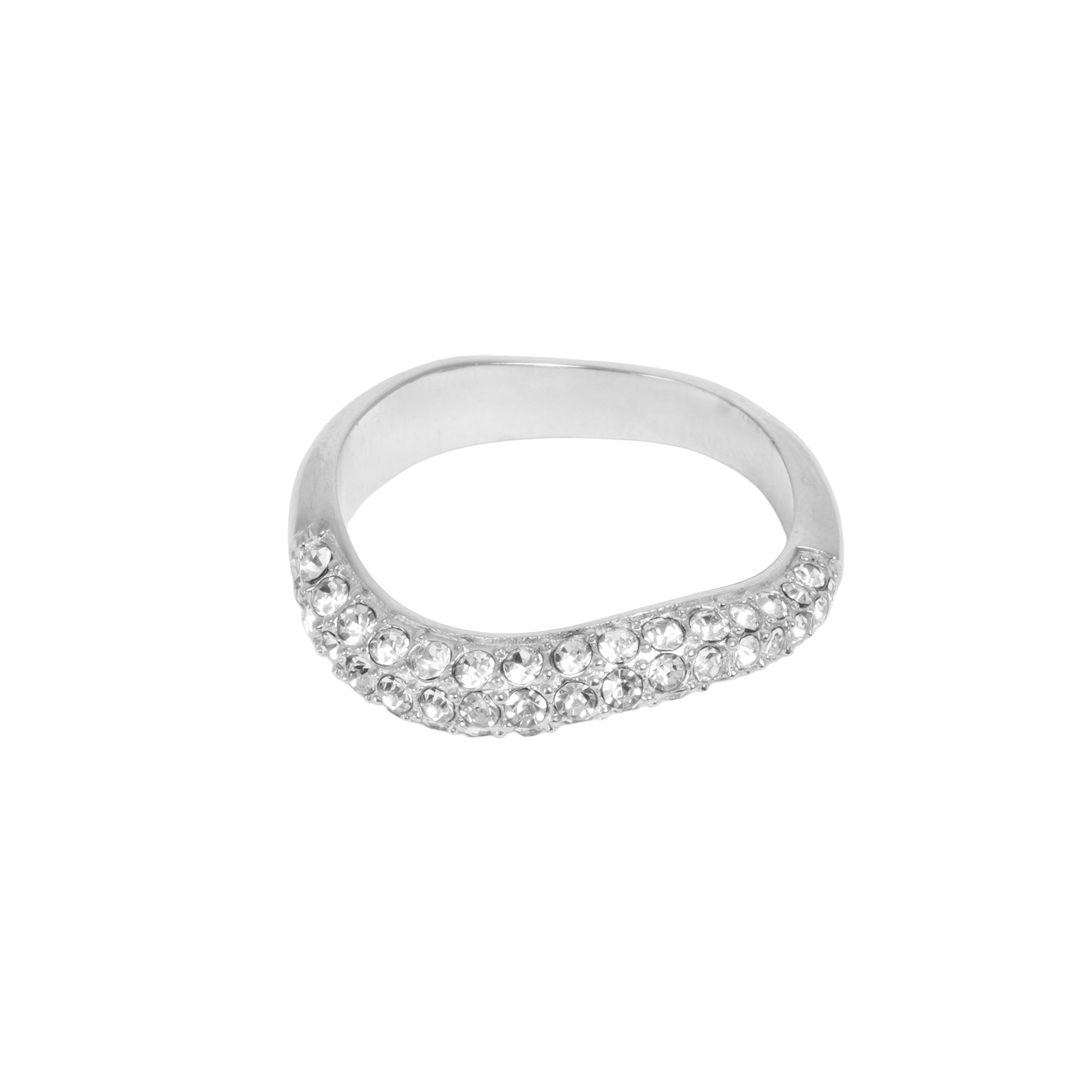 Asymetrisk ring med krystaller, Steel