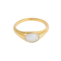 Ring med cat eye-sten, Steel G