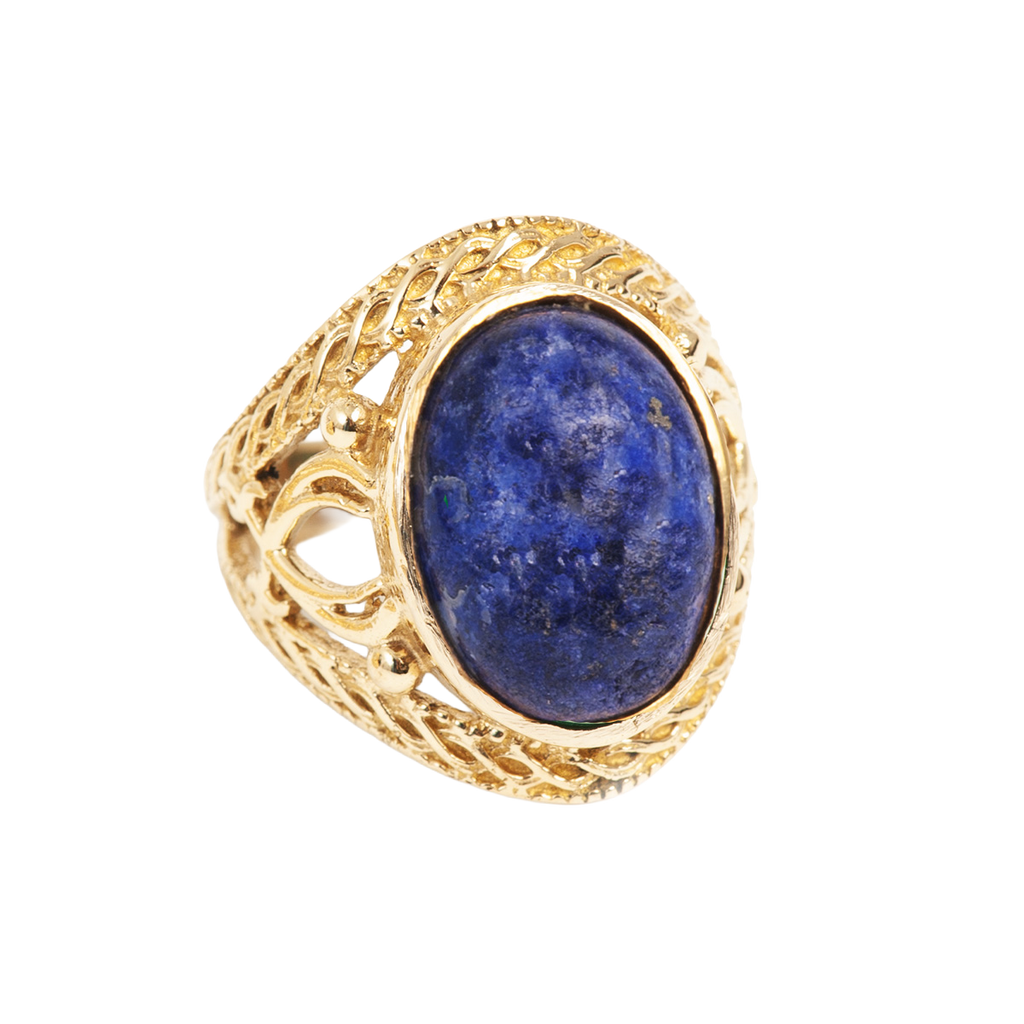 HOPE Ring, lapis lazuli - A&C Oslo
