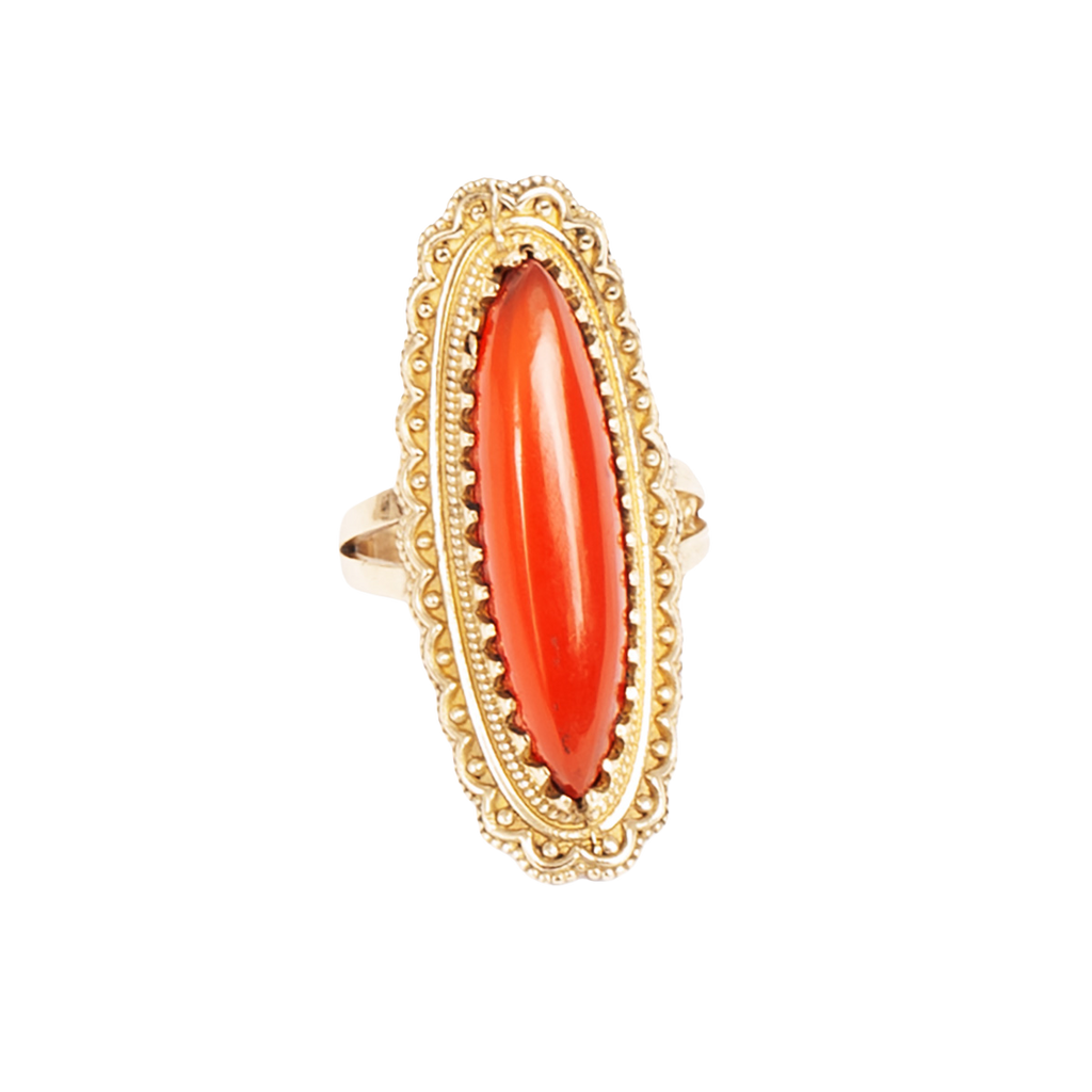 HOPE Ring, carnelian oval - A&C Oslo