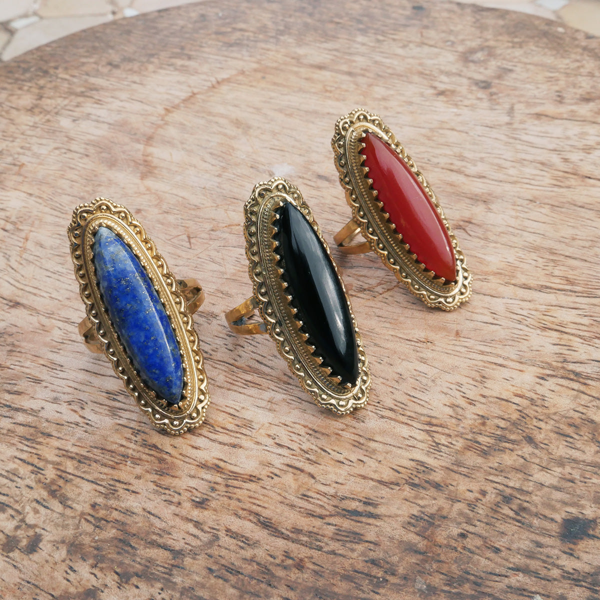 HOPE Ring, sort onyx oval - A&C Oslo_2