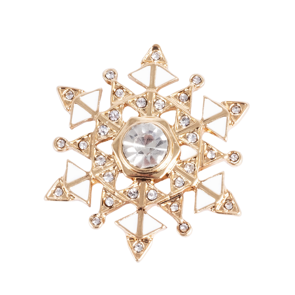 Liten brosje, Snowflake, G